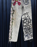 Vintage《Levi's》Hand Painted Denim Pants