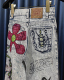 Vintage《Levi's》Hand Painted Denim Pants
