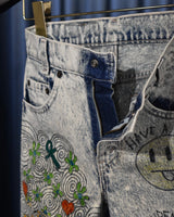 Vintage《Levi's》Hand Painted Denim Pants