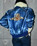 Vintage 1980s《CAts PyjAMAS》 "Metro-Goldwyn-Mayer" Satin Jacket