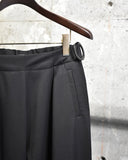 Archive《ISSEY MIYAKE》2000s Tapered Slacks with Drapey Fabric on One Side