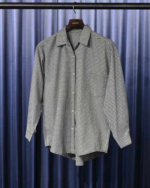 Vintage 1960s Gingham Check Shirt