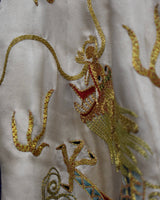 Vintage《GOLDEN CLOUD》1960s Rayon Silk Hand Embroidery China Jacket