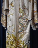 Vintage《GOLDEN CLOUD》1960s Rayon Silk Hand Embroidery China Jacket