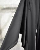 Archive《ISSEY MIYAKE》2000s Tapered Slacks with Drapey Fabric on One Side