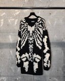 Archive《JEREMY SCOTT》“Skeleton” Low Gauge Alpaca Sweater