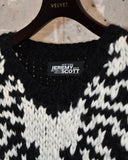 Archive《JEREMY SCOTT》“Skeleton” Low Gauge Alpaca Sweater
