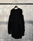 Archive《JEREMY SCOTT》“Skeleton” Low Gauge Alpaca Sweater