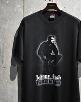 Vintage《ZION》2004s "JOHNNY CASH" Band T-shirt