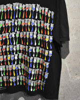 Vintage《Flammarion》1990s Paint Tubes Art T-shirt