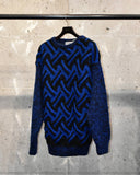 Vintage 1980s-1990s《La Meilleure》Geometric Knitting Sweater