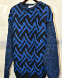 Vintage 1980s-1990s《La Meilleure》Geometric Knitting Sweater