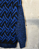Vintage 1980s-1990s《La Meilleure》Geometric Knitting Sweater