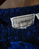 Vintage 1980s-1990s《La Meilleure》Geometric Knitting Sweater