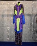 Vintage 2000s《Leg Avenue》Geometric Pattern Jumpsuit