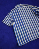Vintage《SOME SAMAI TAILORS》1960s Sun Fade Striped Short-sleeve Shirt