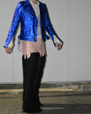 Vintage Old flower pattern white lace blouse