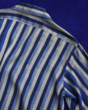 Vintage《SOME SAMAI TAILORS》1960s Sun Fade Striped Short-sleeve Shirt