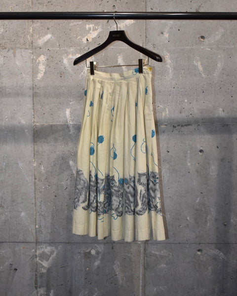 Vintage 1950s “Cats” Skirt
