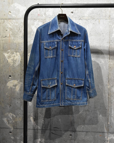 Vintage《CAPITAN》1970s Japanese Denim Coverall Jacket