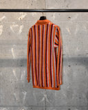 Vintage 1970s Crochet Knit Polo Shirt