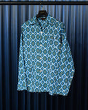 Vintage《CLUB 707》1970s Wallpaper Print Pajama Shirt