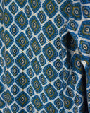 Vintage《CLUB 707》1970s Wallpaper Print Pajama Shirt