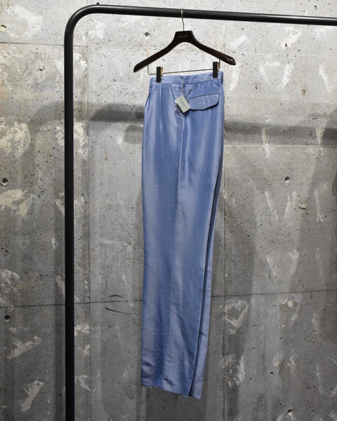 Vintage《Carracci》1990s Deadstock Silk Slacks