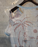 Vintage 1950s《CAMPUS》Destroy Summer Sweater