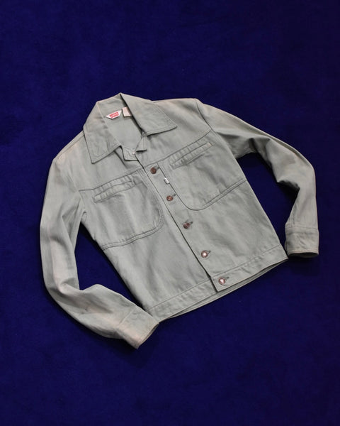 Vintage《Levi’s》1970s Mint Green Trucker Jacket