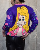 Vintage 1990s《J.J.POOLE》"Barbie" Zip-Up Boa Jacket