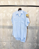 Vintage 1960s《Swingster》Open-collar Rayon Bowling Shirt
