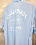 Vintage 1960s《Swingster》Open-collar Rayon Bowling Shirt