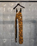Vintage 2000s《deLux》"Handmade" Tiger Knit Cap