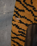 Vintage 2000s《deLux》"Handmade" Tiger Knit Cap