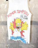 Vintage 1990s The Simpsons "WHY YOU LITTLE SHIT" Tank Top