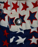 Vintage 1970s《Maverick》 "Red×White×Blue" Star Bell Bottoms