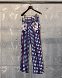 Vintage 1970s《Maverick》 "Red×White×Blue" Star Bell Bottoms