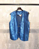 Vintage 1950s《H BAR C》Blue Glitter Set-up