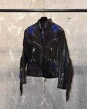 Vintage 1970s Fringe Leather Jacket