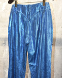 Vintage 1950s《H BAR C》Blue Glitter Set-up