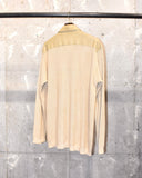 Vintage《Salvatore Ferragamo》 "Cotton×Linen" Summer Knit
