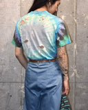 Vintage 1990s《FRUIT OF THE LOOM》 "YES" Tie-dye Band T-shirt
