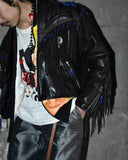 Vintage 1970s Fringe Leather Jacket