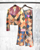 Vintage 1970s 《INTERNATIONAL FASHION》Suede Jacket&Pants Set-up