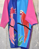 Vintage 1980s-1990s 《Victor Camarena》“Birds” Crazy Pattern Jacket