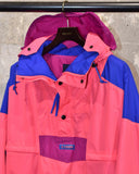 Vintage 1980s《Columbia》“Pink” Nylon Shell Pull-over Jacket