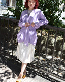 Vintage 1980s-1990s Dolman Sleeve Silk Cotton Draped Jacket