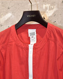 Vintage 1980s《THEODORE》Red Short Sleeve Zip-up Jacket