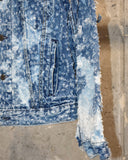 Vintage 1990s《Levi’s》“76506” All-Over Distressed Bleached Denim Jacket